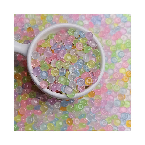 Bulk 500g/Lot Colorful Glow in Dark Fishbowl Slime Beads Plastic Fish Bowl Vase Fillers for DIY Arts & Crafts Decor