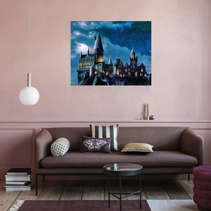 Peinture par Numéros pour Adultes Peinture Acrylique par Numéros pour Adultes Débutant Enfants Kit <span class=keywords><strong>de</strong></span> Peinture avec 3 Pinceaux Château - Product Image 2