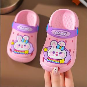 Sabots d'été à semelle souple antidérapante pour enfants, motif lapin mignon, pantoufles de plage d'intérieur pour garçons et filles - Product Image 6