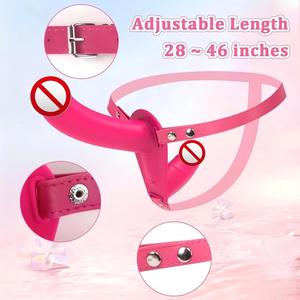 Vibrador Dildo Strapless de 10 Velocidades, Doble Vibración, Punto G, Juguetes Sexuales para Mujeres, Parejas, Masajeador Anal - Product Image 6