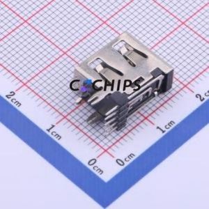 906-862A2029D102WD <b>USB</b> Connector Through hole Component (THT) Connector Type-<b>A</b> <b>USB</b> <b>2.0</b> Female Side Insert - Product Image 2