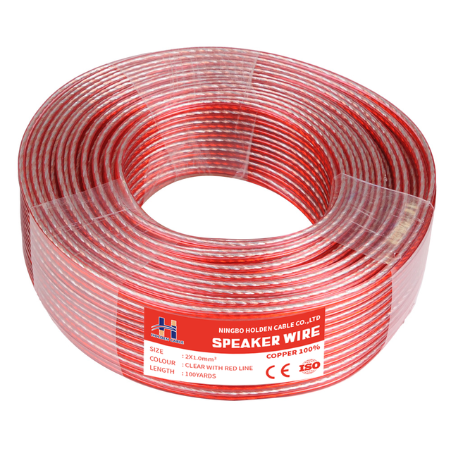 Audio Cable 2 Core 1.5MM 2.5MM Red Black Copper CCA CU Speaker Cable Wire
