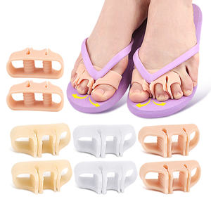 Alisadores de dedos en martillo, insertos de <span class=keywords><strong>chanclas</strong></span>, separadores de dedos para corrección de <span class=keywords><strong>juanetes</strong></span> y alineación adecuada de los dedos para hombres y mujeres - Product Image 2