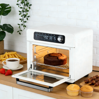 Four à Friture à Air Chaud Électrique en Acier Inoxydable OEM Personnalisé, Capacité 24L, Four à Convection à Air Chaud, Facile à Nettoyer, Compatible Lave-Vaisselle