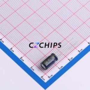 Condensador Electrolítico de Aluminio de Orificio Pasante EEU-FC1H330, Orificio Pasante, D6.3xL11.2mm 33uF 20% 50V 169mA-120Hz - Product Image 2