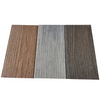 Planches de terrasse composites WPC co-extrudées bicolores ASA, système de clic, écologiques, aspect bois moderne, étanches, pour l'extérieur