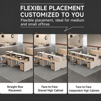 Bureaux de direction en bois, bureaux pour le personnel, bureaux de comptabilité, armoires de rangement, armoires hautes, bureaux pour employés