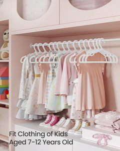 Venta al por mayor <span class=keywords><strong>Perchas</strong></span> 100% Nuevo Pp Plástico Bebé Ahorra Espacio Percha de Ropa para Armario Niños Percha - Product Image 6