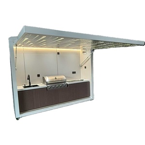 Cocina Exterior Negra, Cocina Exterior Blanca <span class=keywords><strong>para</strong></span> Bodas, Cocina Relajante <span class=keywords><strong>para</strong></span> <span class=keywords><strong>Fiestas</strong></span> al Aire Libre - Product Image 1