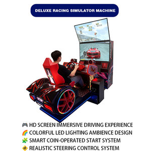 NINIX Deluxe Racing Simulator Machine Electric Driving <b>Arcade</b> Game Motion Seat Steering Wheel Equipment Mall Family Park 1 Year - Product Image 2