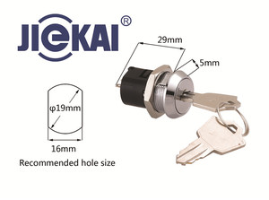 Khóa Cửa Tự Động Đánh Lửa 2 Vị Trí Khóa Động Cơ Hợp Kim Kẽm JK222 Giá Rẻ - Product Image 3