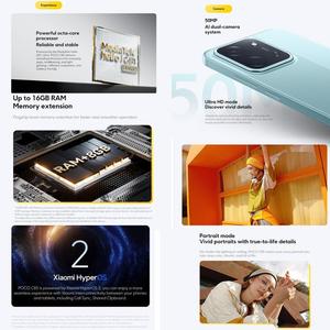 คลังสินค้าฮ่องกง <span class=keywords><strong>Xiaomi</strong></span> POCO C85 รุ่น Global ขนาด 6.9 นิ้ว 8GB+256GB Octa Core NFC 4G <span class=keywords><strong>Google</strong></span> <span class=keywords><strong>Play</strong></span> แบตเตอรี่ 6000mAh รองรับหลายภาษา กล้อง 50MP โทรศัพท์มือถือ - Product Image 4