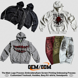 Sudadera Casual con Cuello Redondo, Moda Otoñal, Manga Larga, Logotipo Personalizado, Sudaderas con Capucha para Hombre - Product Image 3