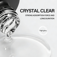 Vernis à ongles gel haute brillance sans résidu, longue tenue, anti-rayures, résistant à l'usure, pour salon