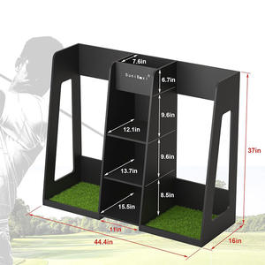 Soporte de Madera para Bolsas de Golf, Organizador de Almacenamiento para Bolsas de Golf, Pelotas y Otros Accesorios de Equipamiento de Golf - Product Image 2