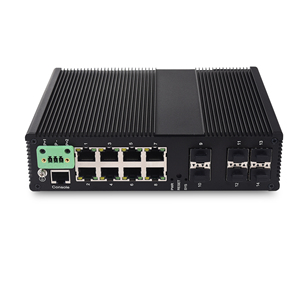 2 10G <span class=keywords><strong>SFP</strong></span> + 8 cổng công nghiệp PoE <span class=keywords><strong>Ethernet</strong></span> chuyển đổi DC24V L2/L3 quản lý - Product Image 1