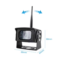 Sistema de Monitorización con Cámara de Marcha Atrás Inalámbrica para Camiones, Grabador DVR de 7-10 Pulgadas, Señal Digital Impermeable IP68 para Camiones de Trabajo Pesado