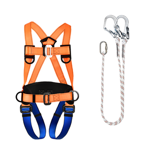 Sabuk Pengaman Panjat Tebing, Penyelamatan Kebakaran, Penjelajahan Gua, Rappelling, dan Perlindungan Pohon, Dapat Disesuaikan untuk Ketinggian, Pelindung Tubuh Penuh, Sabuk Pengaman Pinggang - Product Image 1