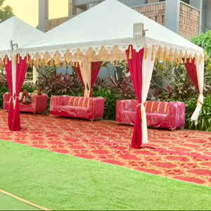 Pergola élégante, tente de réception, auvent extérieur pour mariages de luxe sur la plage, événements de villégiature et décoration d'événements - Product Image 1