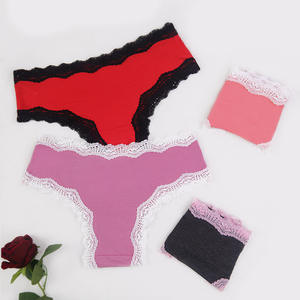 Culottes sans couture slip sous-vêtements culotte Bragas <span class=keywords><strong>Tanga</strong></span> De Encaje t-back tongs Sexy sous-vêtements en dentelle grande taille culotte - Product Image 2