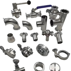 Özelleştirilmiş Üç Yollu Bağlantı Elemanı Sıhhi Tri-Clamp T Parçası 304/316L 1/2-6 İnç Kaynaklı T Parçası Eşit/İndirgenmiş Kelepçeli T Parçası - Product Image 1