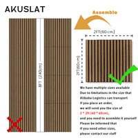 Panneaux muraux insonorisants faciles à installer, panneaux décoratifs d'intérieur, panneaux acoustiques absorbants, panneaux acoustiques 3D en MDF