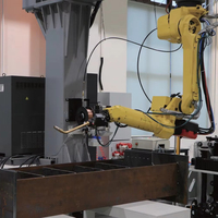 Nouvelle station de soudage robotisée automatique à poutre en H avec une puissance de 1 kW/0,5 kW, capacité de production de 1000 pièces, 380 V