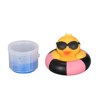 Flotteur chimique innovant en forme de canard pour distributeur automatique de chlore pour le nettoyage et l'entretien des piscines