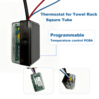 Thermostat compatible Tuya Smart Life pour sèche-serviettes chauffant avec commande vocale et contrôle de la température