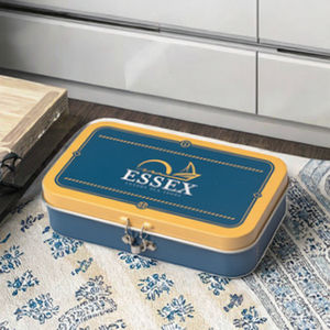 กล่องเหล็กสี่เหลี่ยมผืนผ้าแบบมีฝาปิดล็อคป้องกันเด็ก กล่องใส่เครื่องประดับ ของมีค่า ถุงยางอนามัย และกล่องสุ่ม - Product Image 4