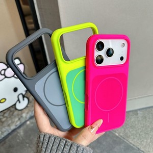 Coque de téléphone en silicone magnétique en caoutchouc aux couleurs néon Senyork pour iPhone 17 Air 16 Pro Max 15 14 Plus 13 Pro – Vente en gros usine - Product Image 2