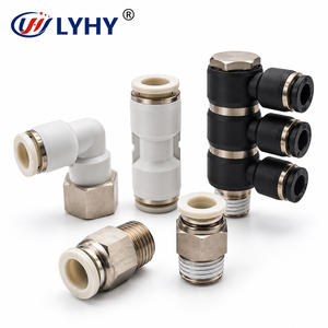 ข้อต่อ<span class=keywords><strong>ท่อ</strong></span>สี่เหลี่ยม LYHY PY พลาสติกแบบสามทาง เชื่อมต่อเร็ว สำหรับระบบนิวเมติก ข้อต่อ<span class=keywords><strong>ท่อ</strong></span>ลม - Product Image 2