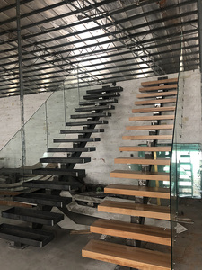CBMmart Nouvelle <span class=keywords><strong>Escalier</strong></span> Intérieur Moderne en Métal Personnalisé à Monopoutre Droite, Design Blanc - Product Image 3