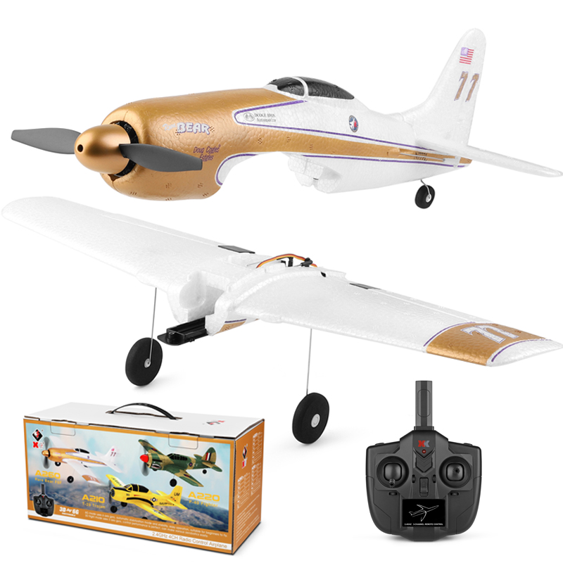 Rare Bear A260 F8F Air Racer RC Glider - 6G 4CH Stunt Plane