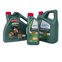 Huile moteur automobile de qualité garantie, lubrifiant automobile, Car Magnatec 5W-40 4L, grade SP, huile moteur entièrement synthétique pour Castrol