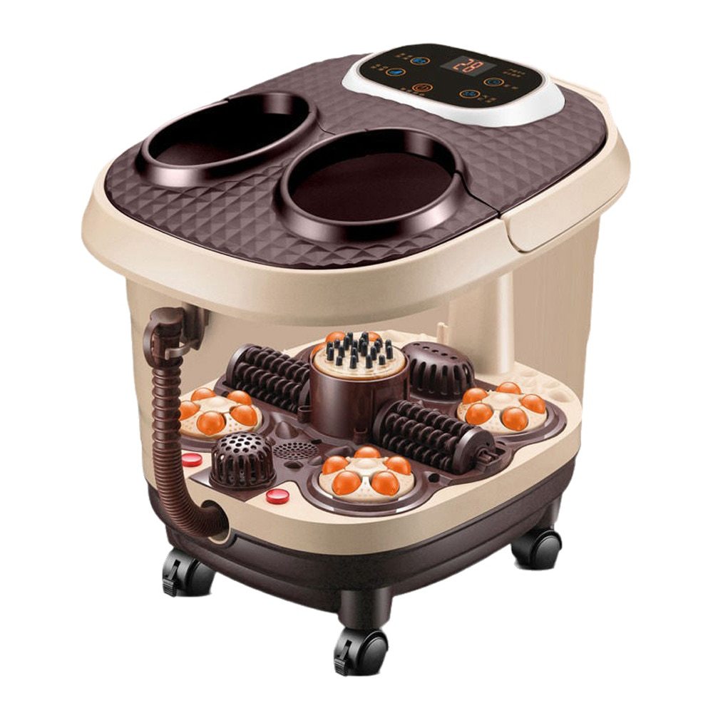 Fully-automatic Heated Electric Sauna Footbath Massage Oot Bath Bucket Household Remote Control Foot Spa Machine Foot Care Tool