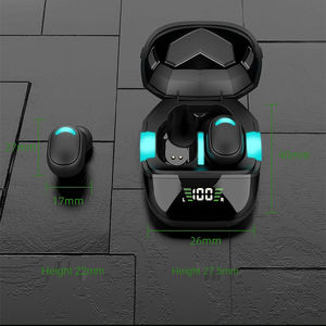 <span class=keywords><strong>Casque</strong></span> <span class=keywords><strong>de</strong></span> jeu <span class=keywords><strong>sans</strong></span> <span class=keywords><strong>fil</strong></span> G7s TWS à faible latence avec son stéréo, basses, réduction du bruit, microphone et écouteurs résistants à l'eau - Product Image 6