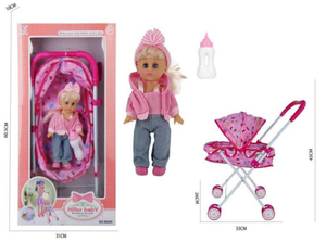Poupée en plastique Miller Baby Toy pour enfants de 4 à 6 ans, jeu de déguisement, jouet de mode, NO.8054 - Product Image 1