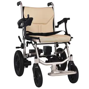 قدرة ممتازة على التنقل محرك كهربائي قابل للطي كرسي متحرك يساعد على المشي للاستخدام الطبي