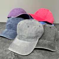 Gorra de Béisbol Vintage Unisex Lisa, Estilo Streetwear, Lavado Ácido, Retro, Directo de Fábrica