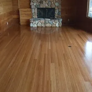 Suelo tejido hebra de madera dura de bambú respetuoso con el medio ambiente color carbonizado de alta calidad sólido plano liso - Product Image 3