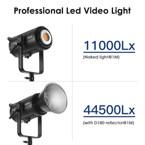 TOLIFO X-200S <span class=keywords><strong>LITE</strong></span> Luz de Vídeo LED 215W 5600K Luz de Estúdio COB para Fotografia e Transmissão ao Vivo - Product Image 3