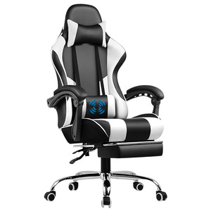 Gaming Chair Pu Leather Reclining Height Adjustable Swivel Chair For Bedroom Study Commercial Space - Product Image 5