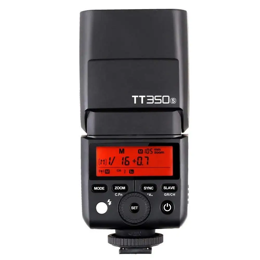 Godox TT350S flash sony Ni kon Fuji Olympus SONY Micro a7 a6000 camera TTL High speed synchronous overhead light