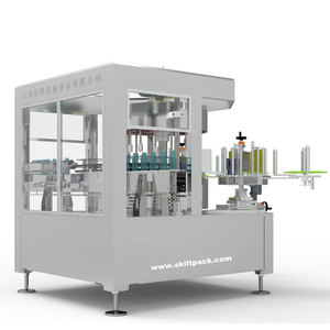 Máquina de etiquetado rotativa de botellas eléctricas de alta velocidad SKILT, adhesivo automático, embalaje de papel, núcleo de rodamiento de bomba PLC - Product Image 6