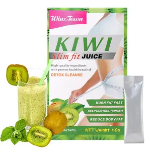 Fast slimming supplement Help Control Hunger weight loss Kiwi Slim Fit Juice powder 5g*10 sachets