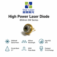 Diode laser VCSEL haute puissance LXU LXU8502WG 850nm 2000mW avec capuchon de fenêtre TO5.6 pour capteur 3D de scan facial