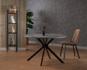 Patio Rotondo <span class=keywords><strong>Tavolo</strong></span> Da Pranzo Set Tavoli <span class=keywords><strong>E</strong></span> <span class=keywords><strong>Sedie</strong></span> Francese Camera in Stile Morden Bianco A Buon Mercato Designer di Legno - Product Image 3