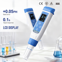 Série de stylos pH-mètres LICHEN PH-100PRO, résolution 0,01 pH, ±0,01 pH, ATC, batterie Li-ion rechargeable, pour les tests d'eau en laboratoire et sur le terrain