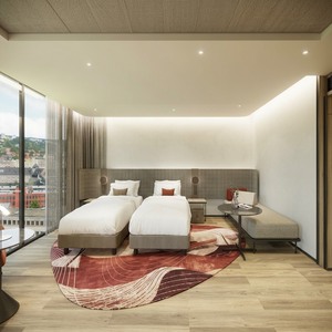 Contemporary Resort <b>Suite</b> Furniture | Custom Guest Room and <b>Lounge</b> Furniture with Procurement and Installation Support - Product Image 1